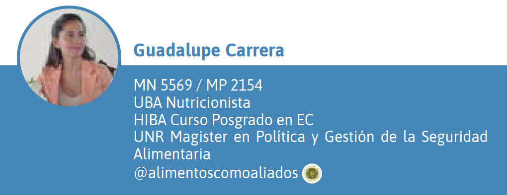 2023. Una Nutricionista todo terreno: Guadalupe Carrera