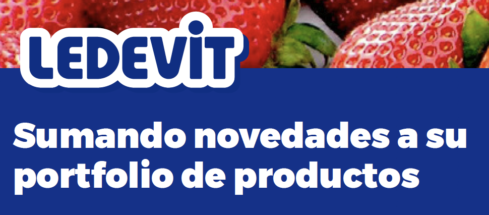 Ledevit: nueva mezcla para preparar mousse de frutilla